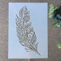 Stencil for Wall & Fashion Painting Template 10 by 8 inch..