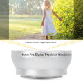 Silver Optical Glass 0.45X Camera Wide Angle Magnification Additional Lens for 46mm Camera Lenses. 