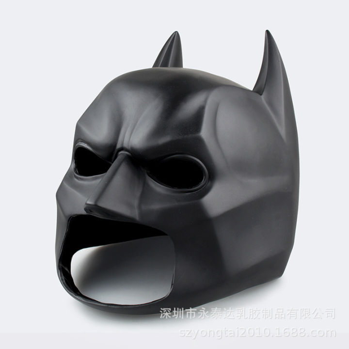Batman hood PVC mask cosplay The Dark Knight Rises Justice League dance
