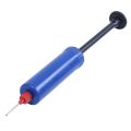 3X Football Soccer Inflatable Ball Hand Air Pump with Needle Blue.