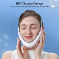 HEGRUS Face Lifting Device V Shape Massager EMS Face Slimming Massager Micro Current Face Shaper Face Fat Burner Slimming Cheek Belt Anti-Wrinkle Bandage Anti Aging Beauty Tools. 