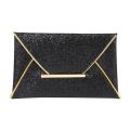 SHUJIN Women Evening Clutch Bags Pouch Sequins Envelope Black Handbag Party Bag Solid Wedding Day Clutches Makeup Bag 2020. 