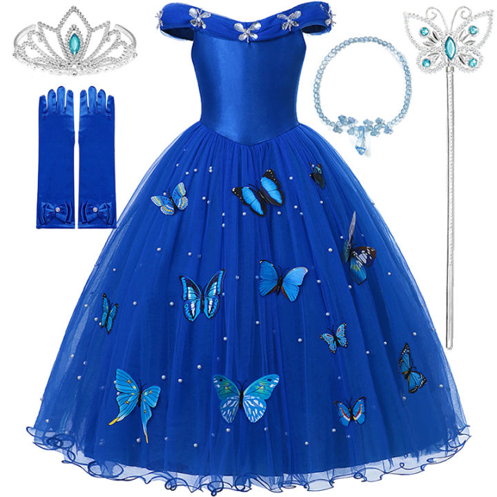Dress%20Up%20Costume%20Party%20Wear%20Rapunzel%20Cinderella%20Elsa%20Anna%20Outfit%20Children's%20Frozen%20Color%20Play%20Princess%20Dress%20Disney%20Girls%20Sleeping%20Beauty%20Aurora%20Corner%20-%20Image%204