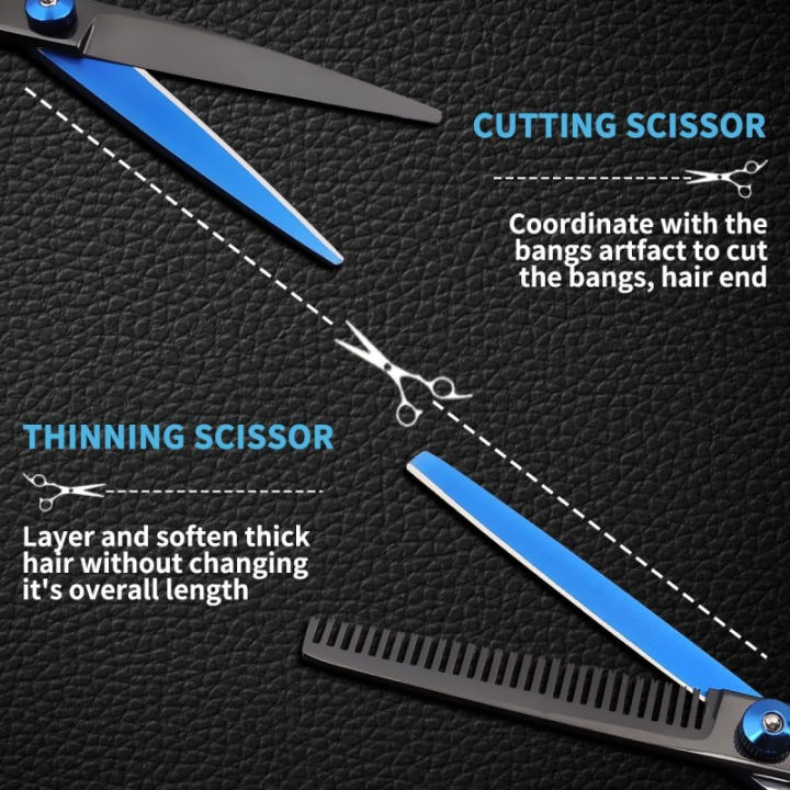 Hairdressing%20Scissors%20Set,%206%20Inch%20Hair%20Cutting%20Scissors%20Thinning%20Shears,%20Hair%20Cutting%20Styling%20Accessories%20Tools%20Kit%20For%20Barber%20S%20-%20Image%204