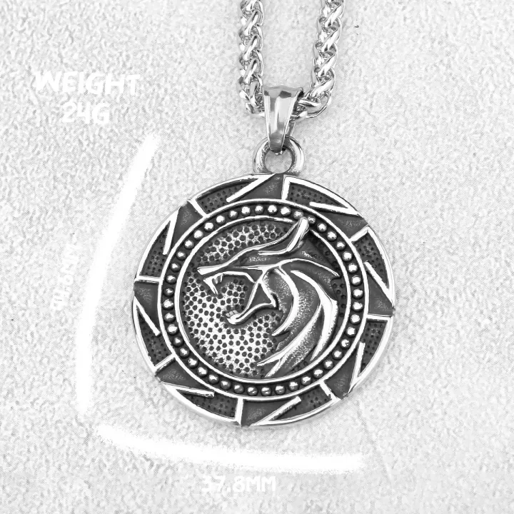 Viking%20Stainless%20Steel%20Wolf%20Head%20Necklace%20Men%20Odin%20Symbol%20Amulet%20Pendant%20Necklace%20Jewelry%20Vintage%20Accessories%20Wholesale%20-%20Image%206