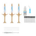 Dental Tool Orthodontic Brackets Braces Glue Bonding Self Curing Adhesive Paste Kit( ). 