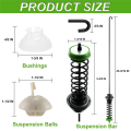 W11130362 4Pcs Washer Suspension Rod Kit,for Washing Machines-Fit 11022352510, WTW5000DW2,MVWC565FW0, WTW5000DW0 Easy to Use. 