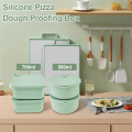 2 Pack Pizza Ball Box Versatile Pizza Dough Proofing Box Heat Silicone Dough Box Pizza Dough Box Soft Fermentation Box B.