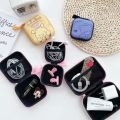 Cute Melody Gadget Case Portable Waterproof Digital USB Electronic Accessories Travel Organizer Bag Data Cable Organizer Earphone Bag.