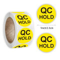 500Pcs QC PASS Adhesive Labels Factory QC Sticker QC Quality Inspection Sticker 1inch Round Seal Stickers Business Supplies.