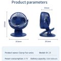Portable USB Mini Handheld Clip Fan Convenient Ultra-quiet Electric Fan Rechargeable Student Cute Small Cooling Ventilador Fan.