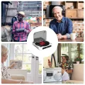Portable CD Player, V5.3 Wireless Walkman CD Player Anti-Skip Shockproof Protection Rechargeable Personal CD Player With LCD Display. 