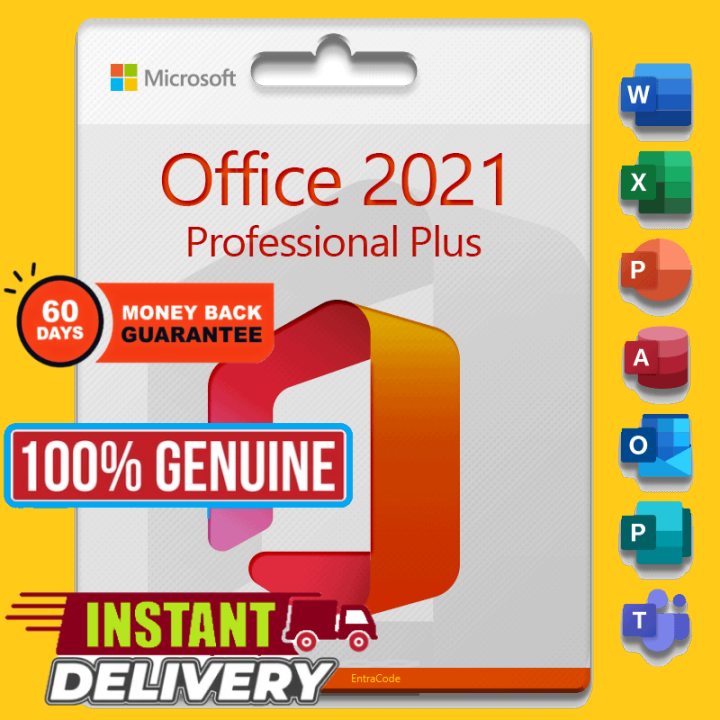 Microsoft Office 2021 Pro Plus Genuine Full Final Version Update 2025 ...