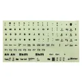1PC Standard PC Laptop Glow In The Dark Luminous Keyboard Sticker Full Keyboard Large Letter Sticker Fluorescent Keyboard Cover. 