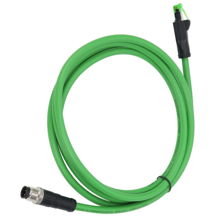 Patch%20Cord%20M12/RJ45%20Connector%20Ethernet%20Shielded%20Cable%2024AWG%20Wire%20IP67%20Waterproof%20-%20Image%203