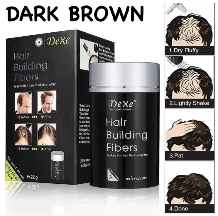Dexe%20Hair%20Building%20Fiber%20-%20Dark%20Brown%20-%20Image%202