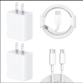 For iPhone Fast Charger -20W PD USB C Wall Charger-Apple MFi Certified- 2-Pack 6FT Fasting Charging Compatible with iPhone14/14 Pro Max/13/13Pro/12/12 Pro/11/11Pro/XS,iPad,AirPods Pro.
