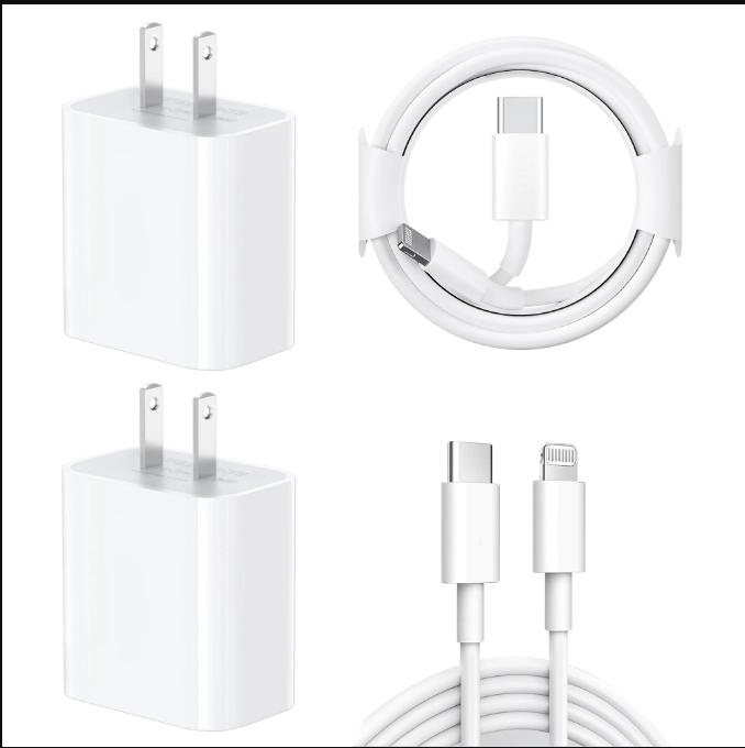 For iPhone Fast Charger -20W PD USB C Wall Charger-Apple MFi Certified- 2-Pack 6FT Fasting Charging Compatible with iPhone14/14 Pro Max/13/13Pro/12/12 Pro/11/11Pro/XS,iPad,AirPods Pro