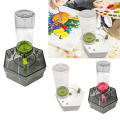kids Paint Brush Cleaner Rinse Box Fine Art Studio Classroom Brushes Holder Cleaning Running Water Cycle Paintbrush supplies. 