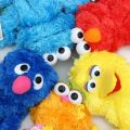 Original Large Sesame StreNging Hand Puppet Show Puppet Elmo Cartoon Soft Plush Doll Birthday For Children Kids New Year Gifts. 