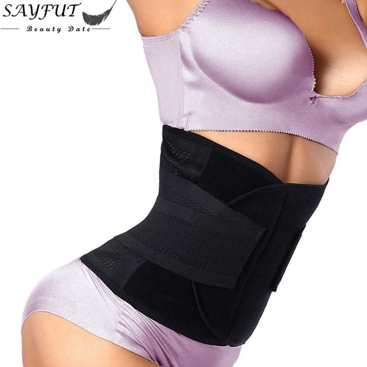 Women%20Waist%20Trainer%20Belt%20Belly%20Band%20Belts%20Body%20Shaper%20After%20Birth%20Slim%20Belt%20Corset%20Postpartum%20Tummy%20Trimmer%20Body%20Fat%20Burne%20-%20Image%203