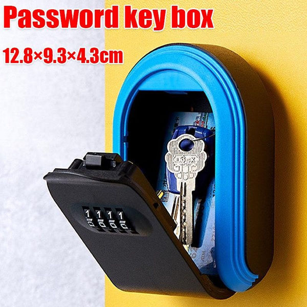 【Popular choice】 1PC AB Wall Mounted Key torage Cae 4 Digital Combination Paword ecurity Code Lock Key Lock Box for Home Office