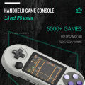 DATA FROG SF2000 Classic Retro Portable Mini S7 Game Console with Joystick 3 inch IPS Handheld Game Console Player Built-in 6000 Games Retro Games Support AV Output. 
