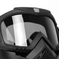 Safety Goggles Mask Wind, Dust, Protective Face Adjustable & Flexible Mask Helmet Mask For Biker Bike Rider. 