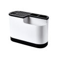 Multifunctional Knife Rack Storage Rack Knife Fork Spoon Rack Black.