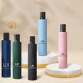 8 Bone Vinyl Umbrella, Sunscreen Manual Folding Umbrella, Unfolded Under The Umbrella 38.1inch,Sun Protection Umbr. 