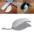 1pcs Stainless Steel Silver Keychain Key Chain Keyring Ring Mini Fold Leaf Blade Tool.