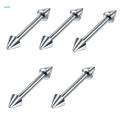 5x60 Pieces Nose Lip Tongue Eyebrow Tragus Navel Belly Ring Piercings 8mm.