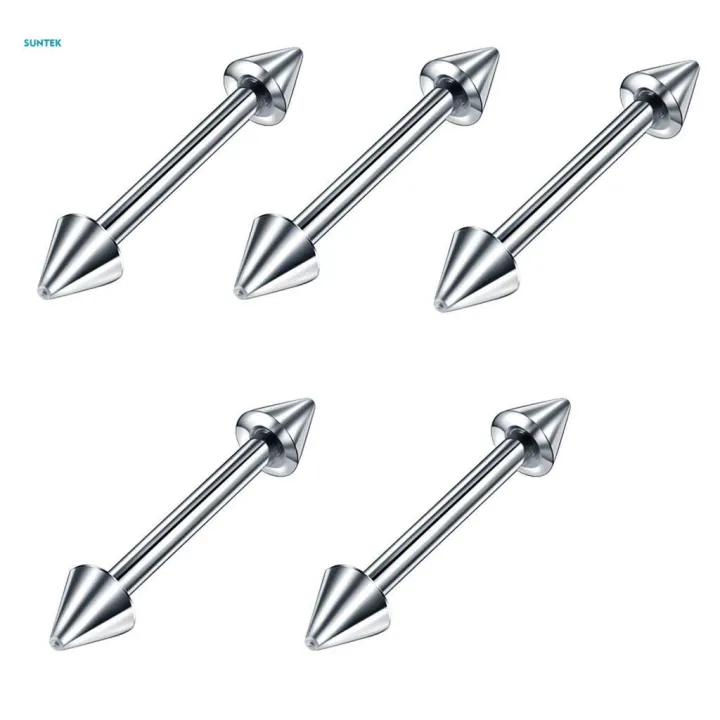 5x60%20Pieces%20Nose%20Lip%20Tongue%20Eyebrow%20Tragus%20Navel%20Belly%20Ring%20Piercings%208mm%20-%20Image%203