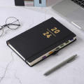 Portable Agenda Book Calendar Book A5 PU Notepads Creative Planner Reminder Desktop Date Calendar Diary Planner.
