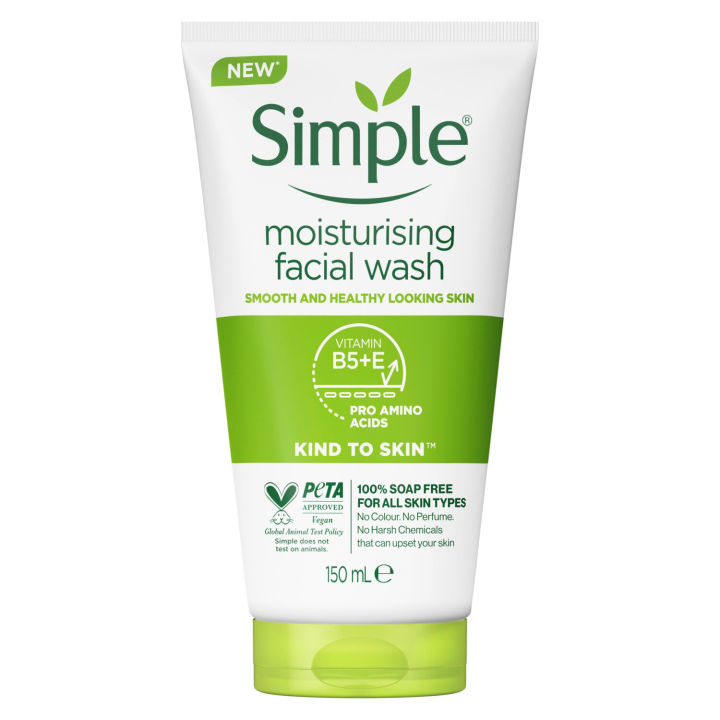 Simple Moisturising Foaming Facial Wash - 150ml