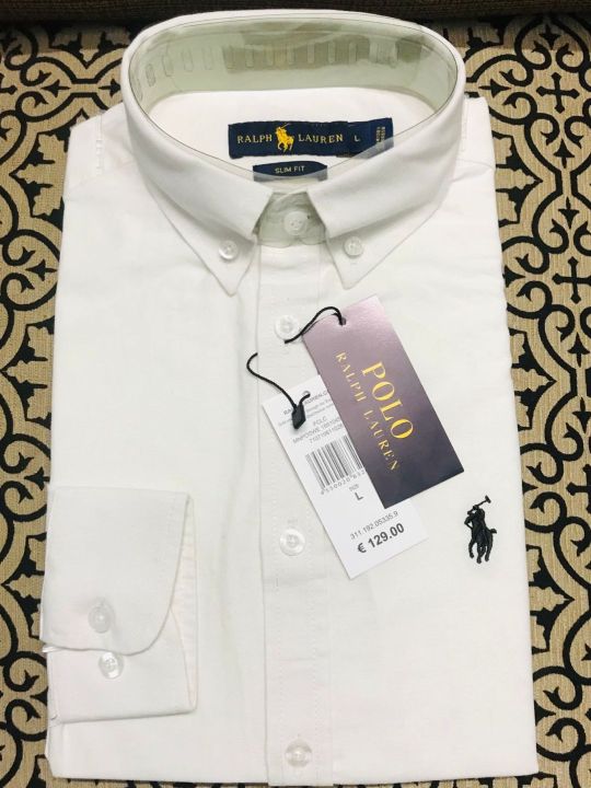 Man'S%20Cotton%20Shirt%20Full%20Sleeve%20Shirt%20Oxford%20Shirt%20Ralph%20Lauren%20Shirt%20-%20Formal%20Shirt%20For%20Men%20-%20Image%204