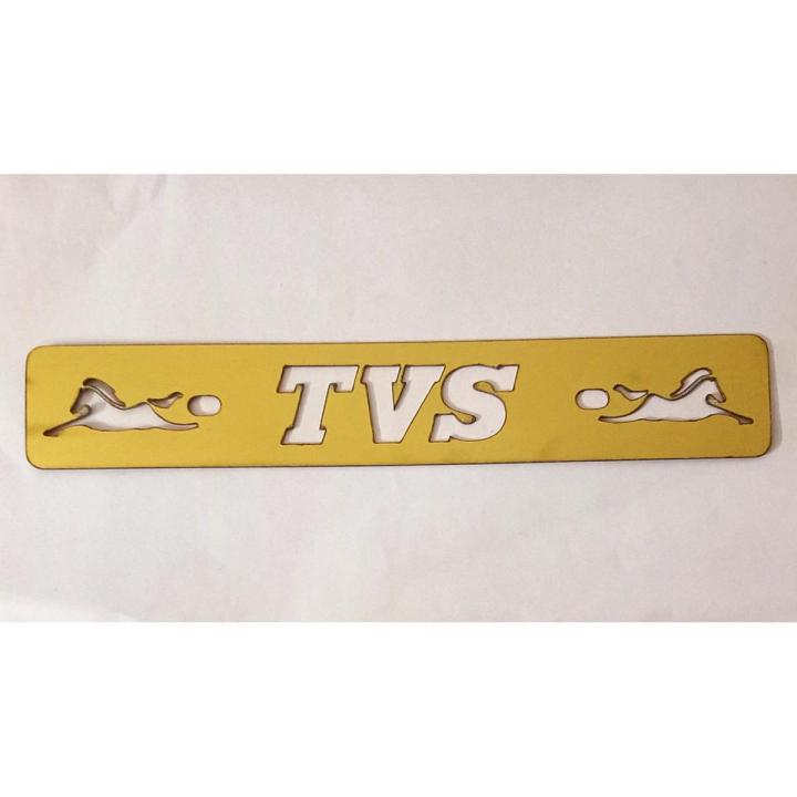 New Design name plate for motorcycle. T.V.S Bike