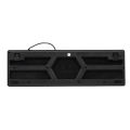 USB Wired Gaming Keyboard and Mouse Combo Waterproof Rainbow Backlit 2000DPI for Home Office.