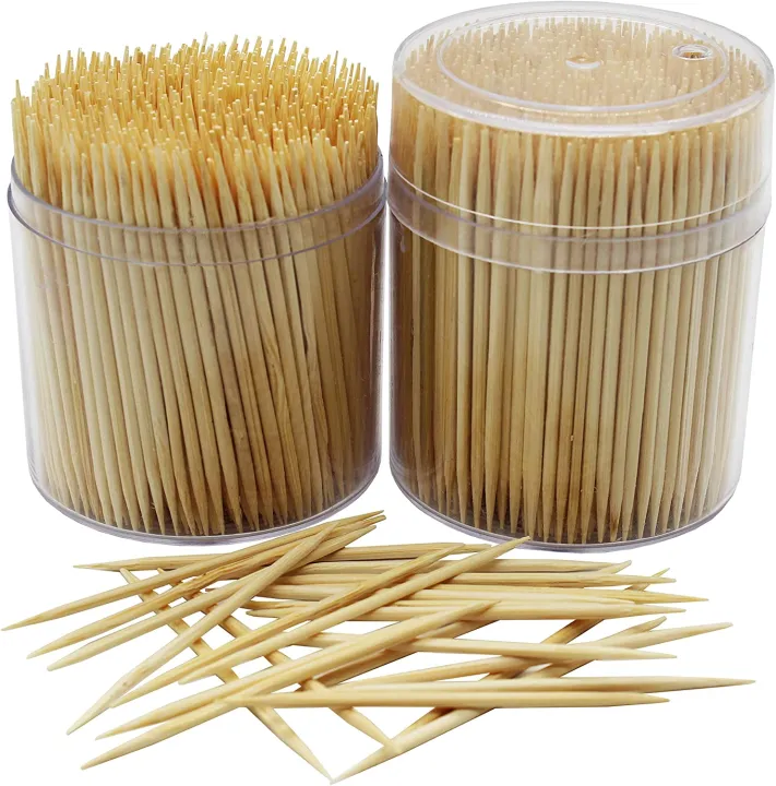 Bamboo%20Wooden%20Toothpicks%20250-Piece%20Large%20Wood%20Round%20Toothpicks%20in%20Clear%20Plastic%20Storage%20Box%20%20Sturdy%20Safe%20Double%20Sided%20Party,%20Appetizer,%20Olive,%20Barbecue,%20Fruit,%20Teeth%20Cleaning%20Toothpicks.%20-%20Image%202