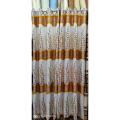 Synthetic Curtain Porda Colour: white Blue,white glod,  from  Suba International.. 