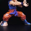 15.5CM Dragon Ball Anime Figure Battle Damage Shockwave Goku Manga Anime Statue PVC Action Figure Collection Model Toys Doll. 