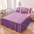 Bed skirt bedspread skirt single piece dust cover bed skirt bed apron cover anti-slip bed cover bed group girl 1.51.8. 