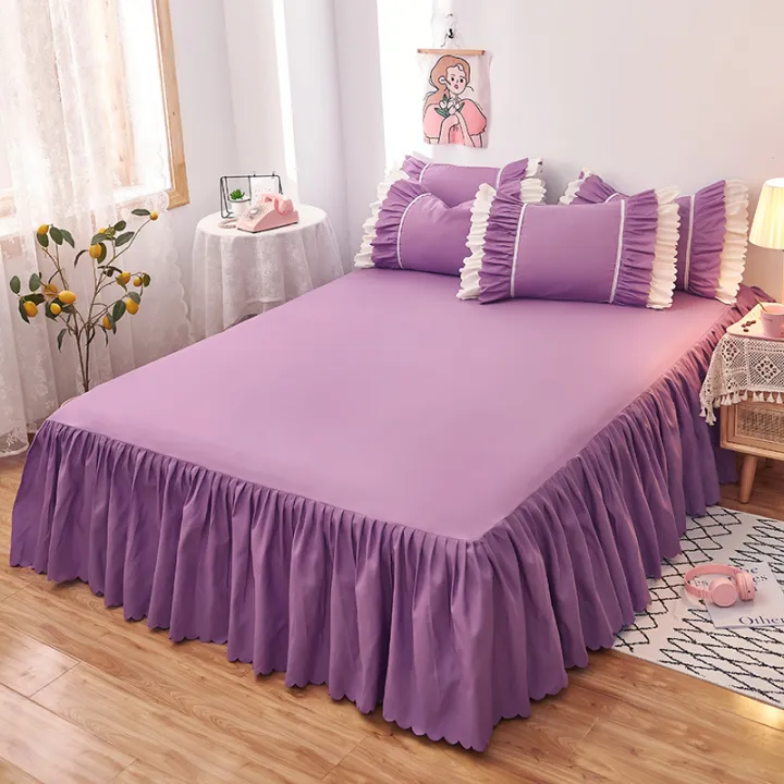 Bed%20skirt%20bedspread%20skirt%20single%20piece%20dust%20cover%20bed%20skirt%20bed%20apron%20cover%20anti-slip%20bed%20cover%20bed%20group%20girl%201.51.8%20-%20Image%202