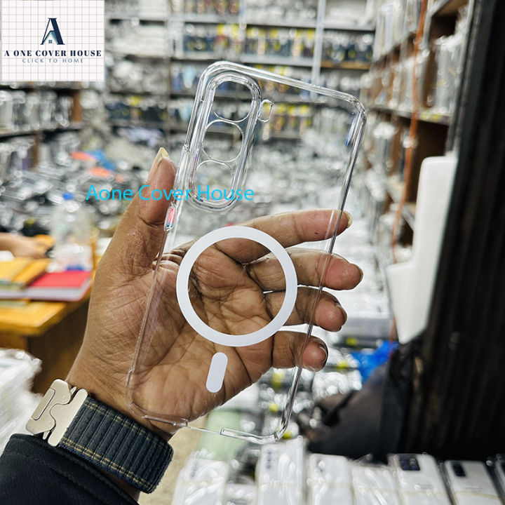 Infinix%20Hot%2060i%20/%20Infinix%20Hot%2060%20Berlia%20Transparent%20Magnatic%20Magsafe%20Anti%20Yellow%20Clear%20Protective%20Phone%20Case%20Back%20Cover%20-%20Image%202