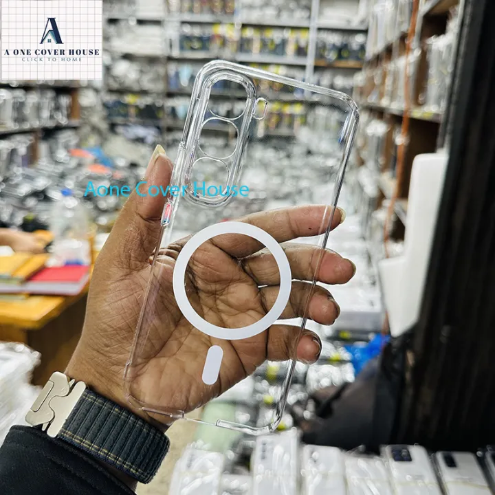 Infinix%20Hot%2060%20Pro%20Plus%20Berlia%20Transparent%20Magnatic%20Magsafe%20Anti%20Yellow%20Clear%20Protective%20Phone%20Case%20Back%20Cover%20-%20Image%202