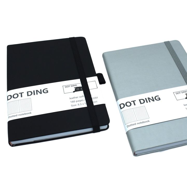 %E3%80%90happy%20one%E3%80%91Dotted%20Bullet%20Notebook%20A5%20100%20Journal%20PU%20leather%20softcover,%20160%20pages,%20ivory%20white%20planner%20Agenda(null)%20-%20Image%204