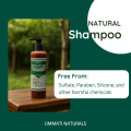 Rosemary Mint Natural Shampoo For Men & Women. 