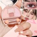 HERORANGE Waterproof and Long-lasting Shadow Palette / Makeup Cosmetics / Mist Lying Silkworm Eyeshadow Comprehensive Dish / Broken Diamond Pearlescent Highlighter Powder.