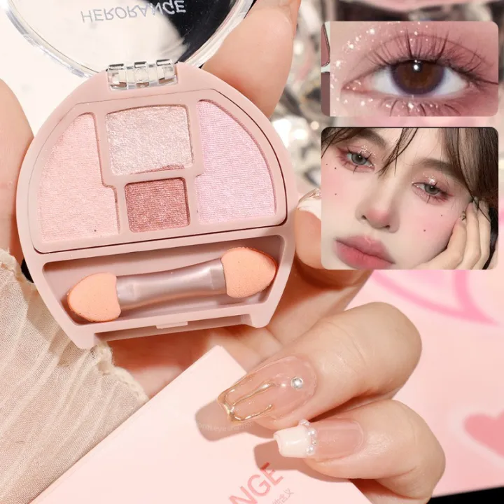 HERORANGE%20Waterproof%20and%20Long-lasting%20Shadow%20Palette%20/%20Makeup%20Cosmetics%20/%20Mist%20Lying%20Silkworm%20Eyeshadow%20Comprehensive%20Dish%20/%20Broken%20Diamond%20Pearlescent%20Highlighter%20Powder%20-%20Image%205
