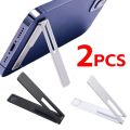 2-1Pcs Ultra-thin Metal Folding Mobile Phone Holder Stand for Iphone Samsung Xiaomi Huawei Mini Portable Phone Kickstand Bracket. 